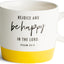 Taza cerámica inspiradora 16oz color blanco