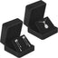 Estuche joyas terciopelo 2 pzas con soporte