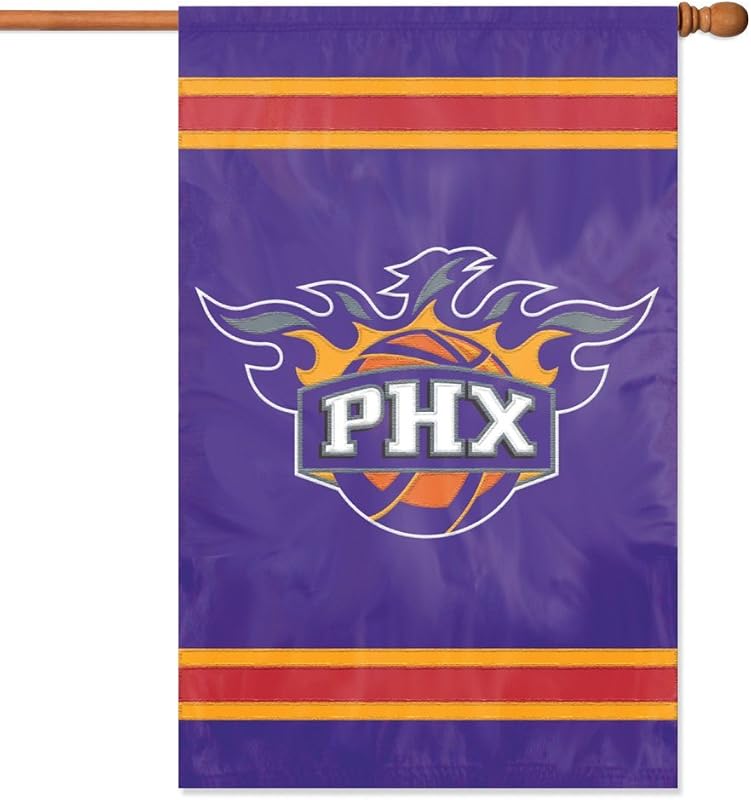 Bandera NBA 28x44" decoración pared deportiva