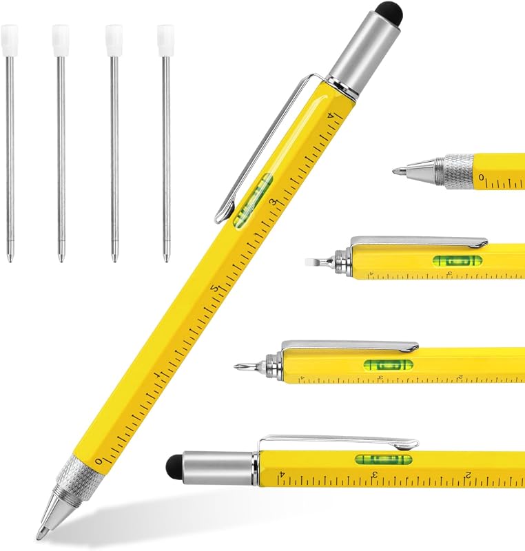 Bolígrafo multiherramienta 6en1 regalo para hombres