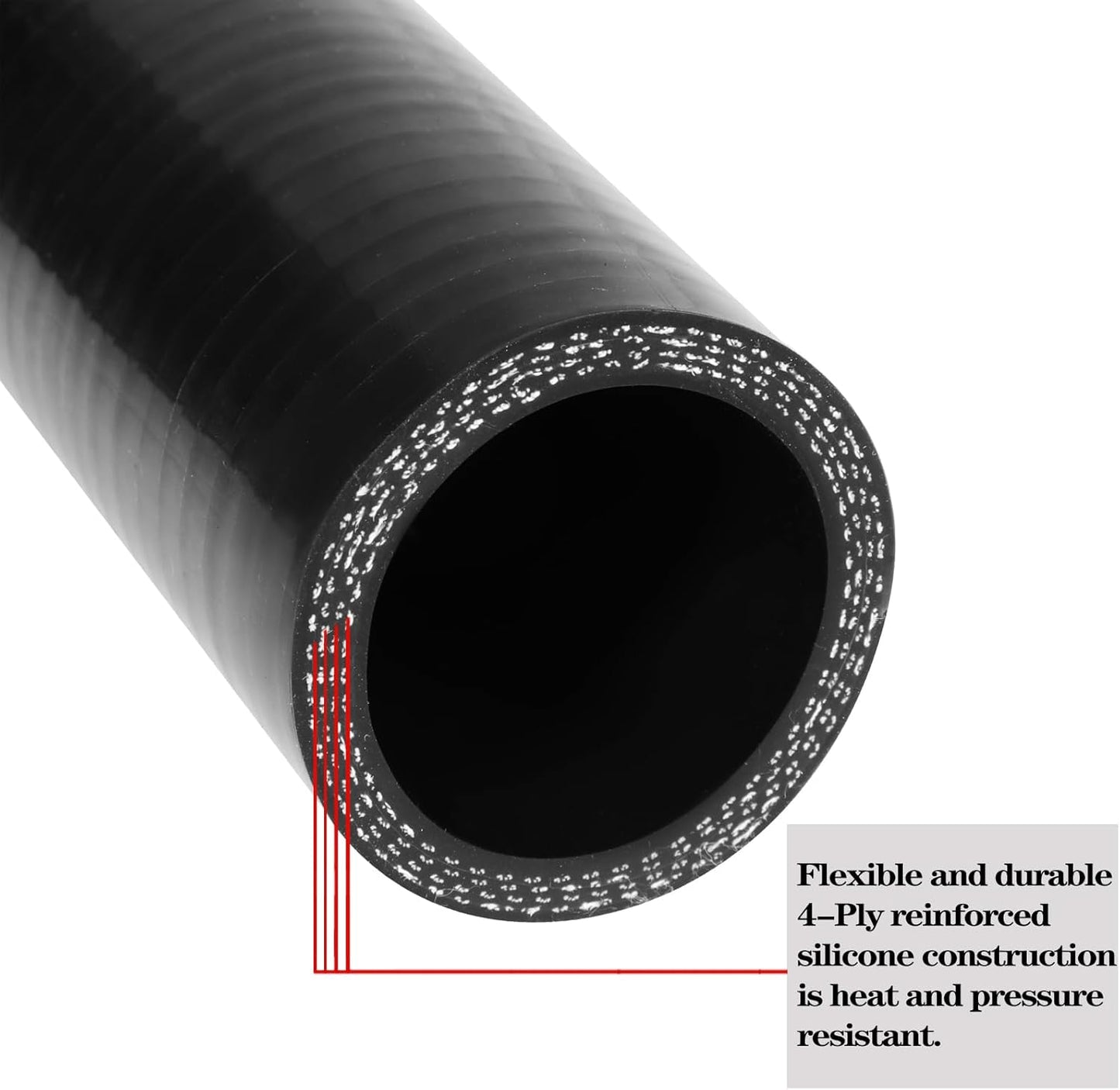 Codo reductor silicona 2.75-3" 90 grados manguera turbo