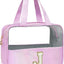 Bolsa maquillaje transparente organizador cosméticos
