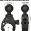 Base bola 1.5pulg abrazadera comp. Ram doble enchufe