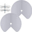 Forro silicona antiderrap doble nivel cocina 27pulg gris