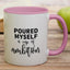 Taza cerámica 11oz con texto motivacional para regalo