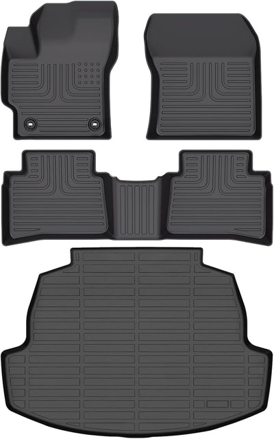 Set tapetes maletero Toyota Corolla 20-25 y Hybrid TPE negro