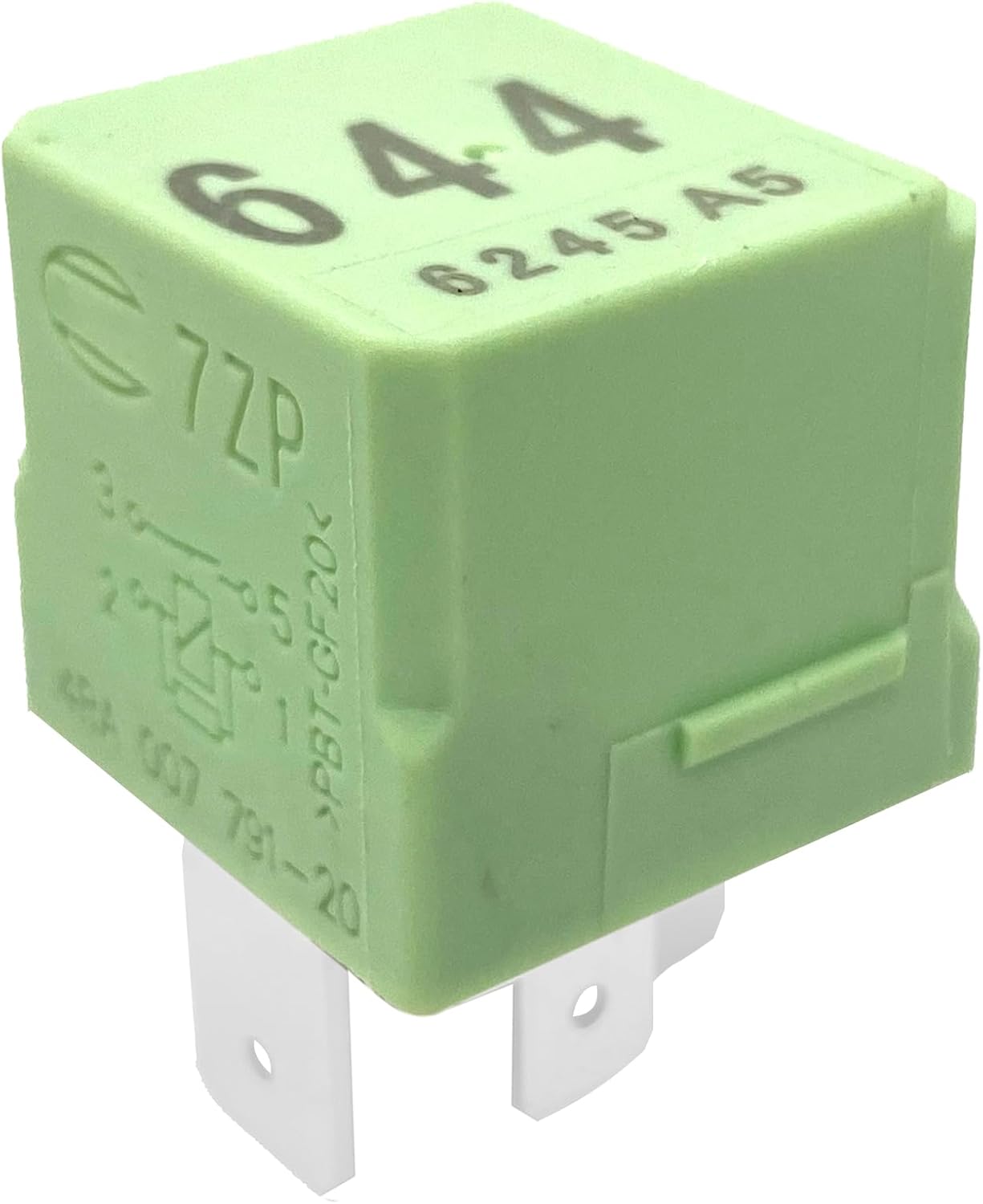 2 Relés Automotrices 40A 12V CC 4 Pines SPST Bajo Calor