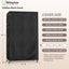 Funda perchero metal 600D impermeable con cremallera negro