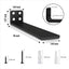 Soportes flotantes para estantes 10" pack 6