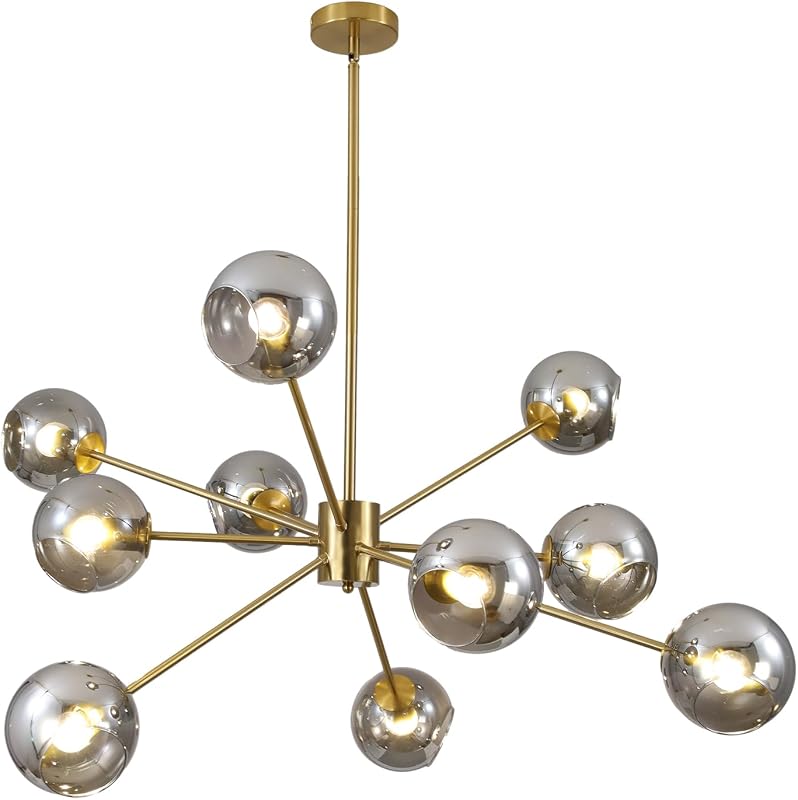 10 Luces Sputnik Lámpara de Bola Colgante Isla Cocina