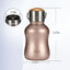 Botella agua acero inox termo tapa bambú para mujer y niños