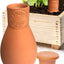 Olla autorriego terracota 14oz para plantas interior