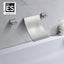 Grifo bañera cascada pared níquel cepillado 3 agujeros