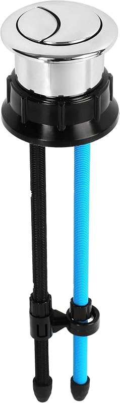 Botón inodoro 1.496pulg doble ajustable negro