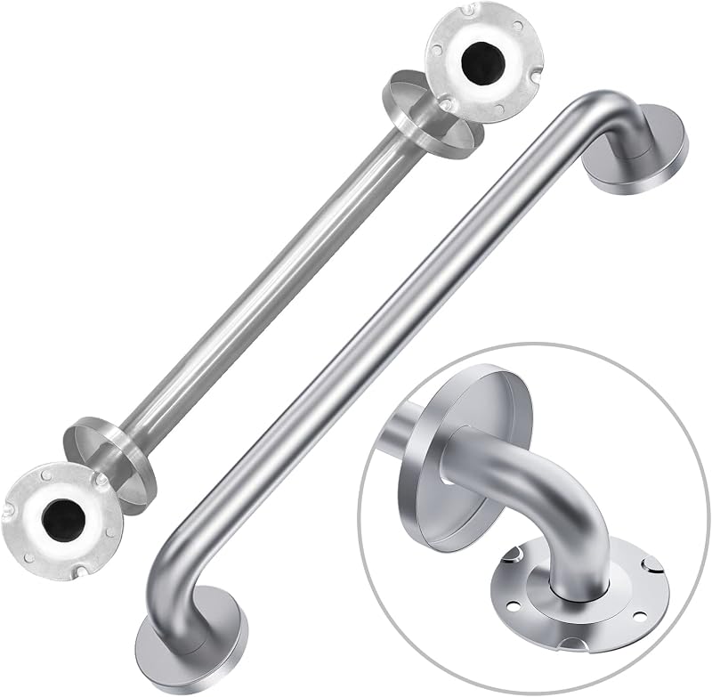 2 Barras agarre ducha 18" acero inox 304 ADA