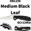 Cuchillo bolsillo plegable hoja 3.19" mango FRN negro