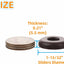 Deslizadores muebles 1.5" PTFE para patas silla