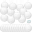 24 Linternas papel blanco 6pulg colgantes decoración bodas fiestas