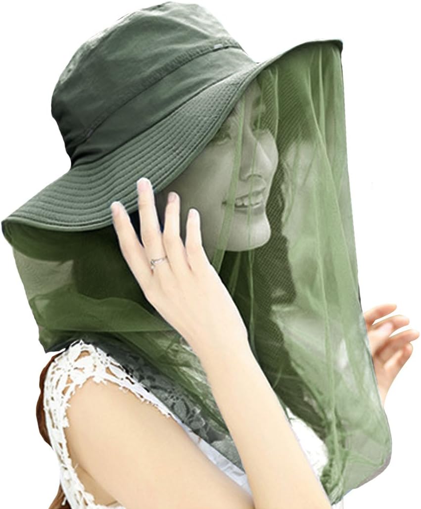Mosquitero al aire libre cubo sombrero para mujer y hombre