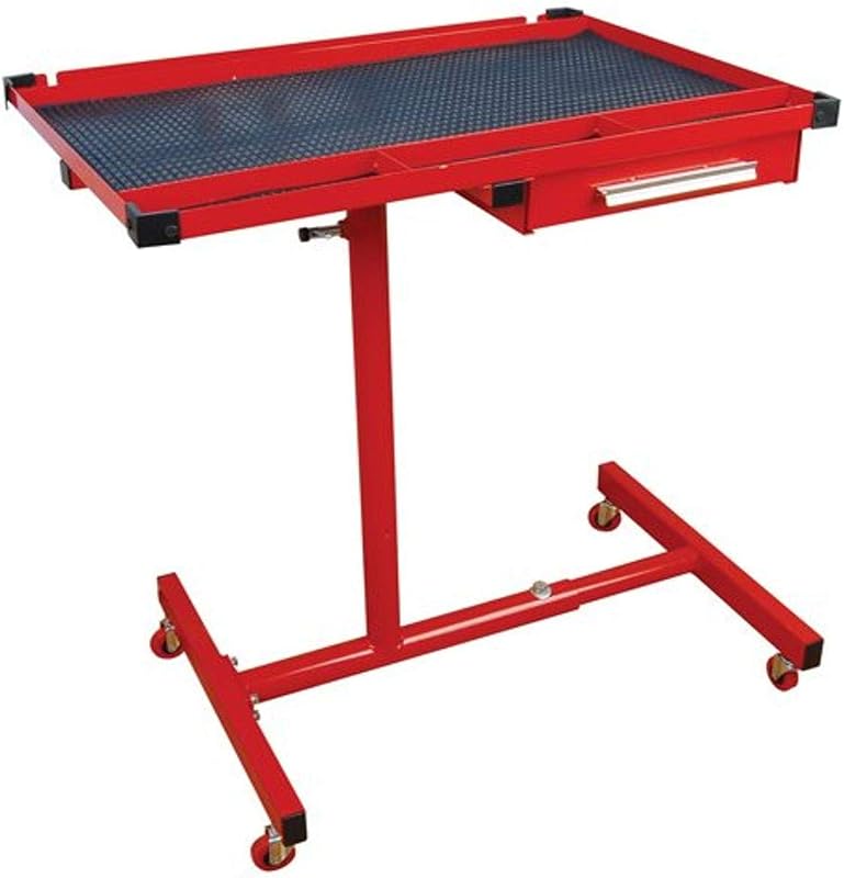 Mesa trabajo resistente movible con cajón