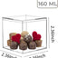 Caja acrílico transparente para joyas y decoración de fiesta