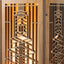 Lámpara madera cerezo Frank Lloyd Wright Robie Art Glass