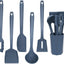Set 6 Utensilios Silicona Soporte Resistentes Calor Sin BPA