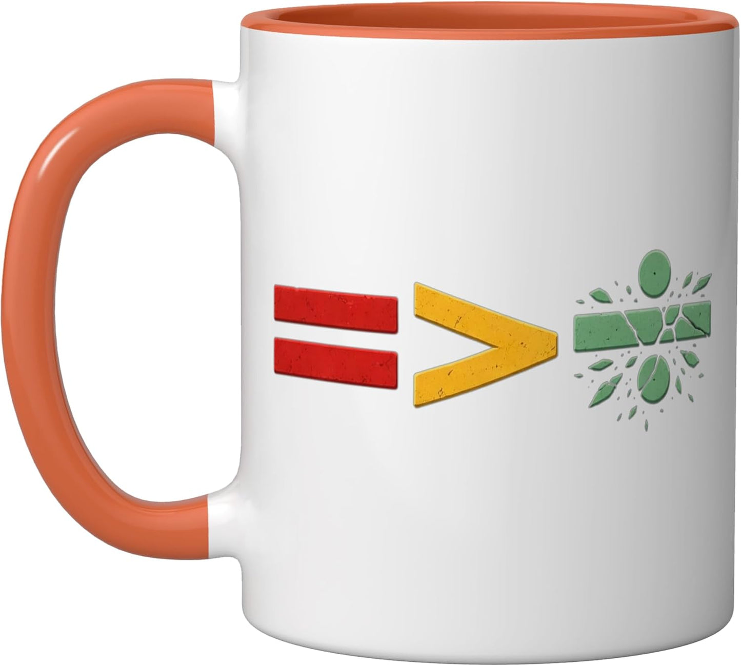 Taza Cerámica Juneteenth Igualdad Mayor Que División