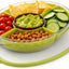 Recipiente para aperitivos en forma de aguacate con tapa de silicona sin BPA