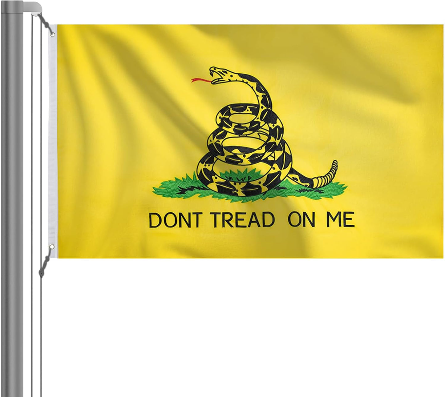 Bandera Dont Tread On Me 4x6ft 210D resistente con ojales