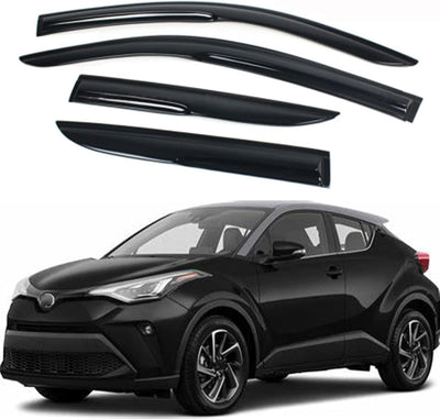 Repuesto visor ventana 2017-2020 C-HR CHR JDM Mugen estilo 3D negro