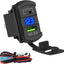 Cargador USB tipo C doble puerto 12-24V coche