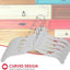 Percha cristal 5 Pzas