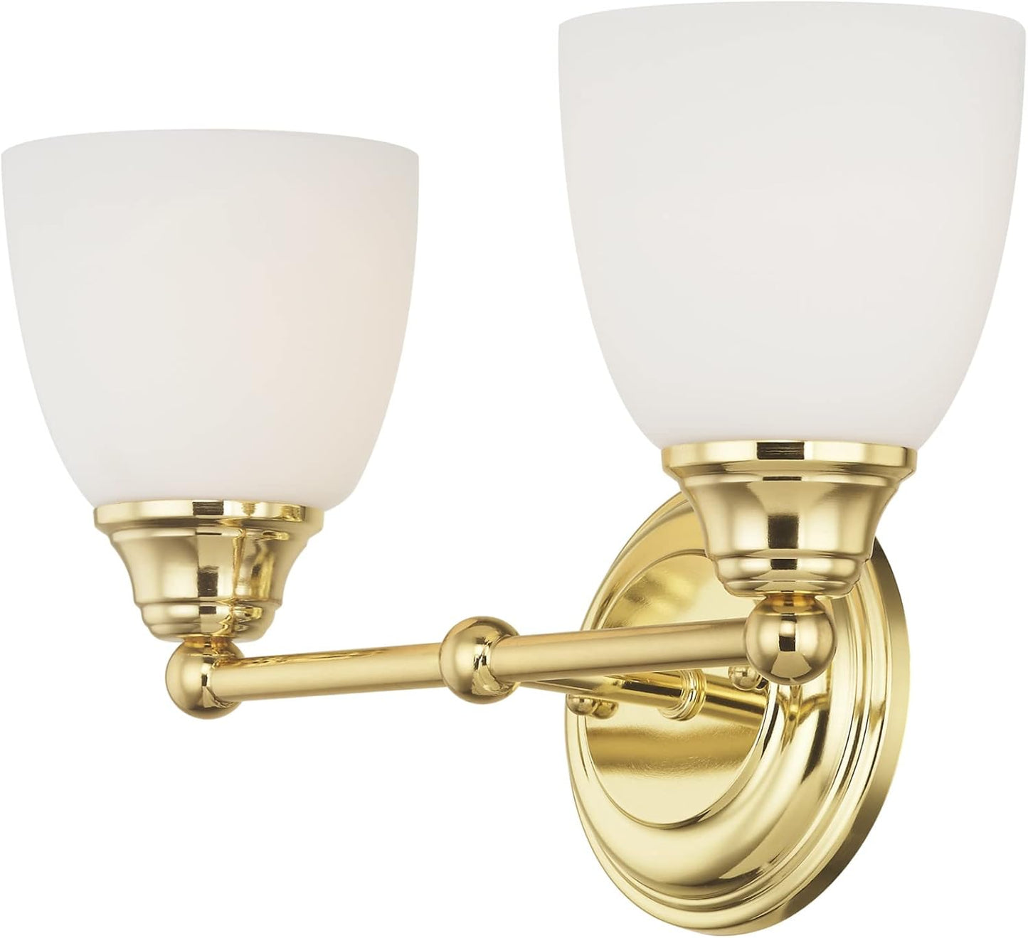 Lámpara de Baño con 2 Luces Cromada y Diseño Moderno