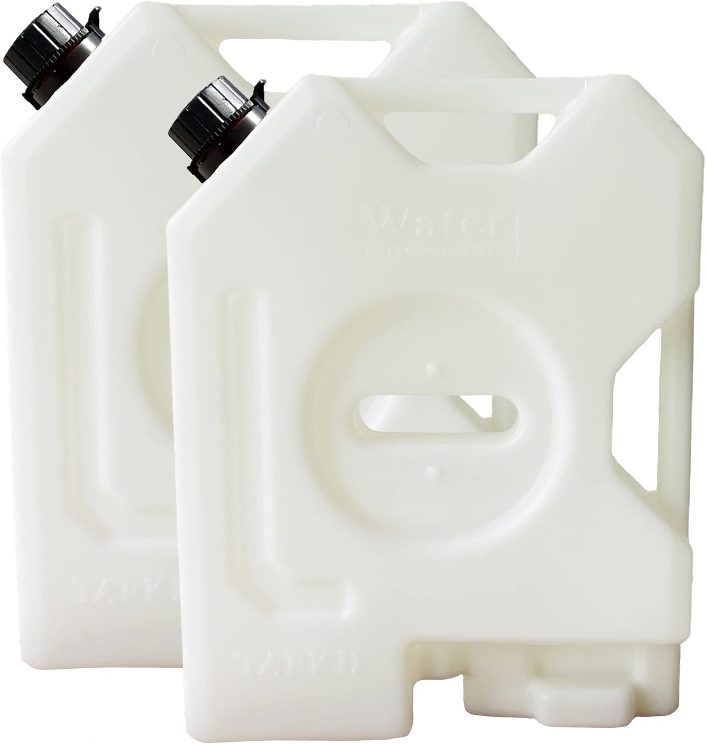 Contenedor agua 2gal lata blanca para vehículos 2pzas