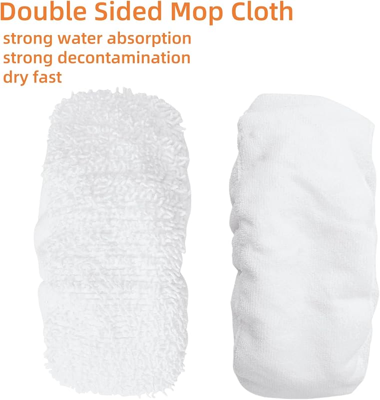 Almohadillas reutilizables para mopa Oreck Steamer 2 Uds