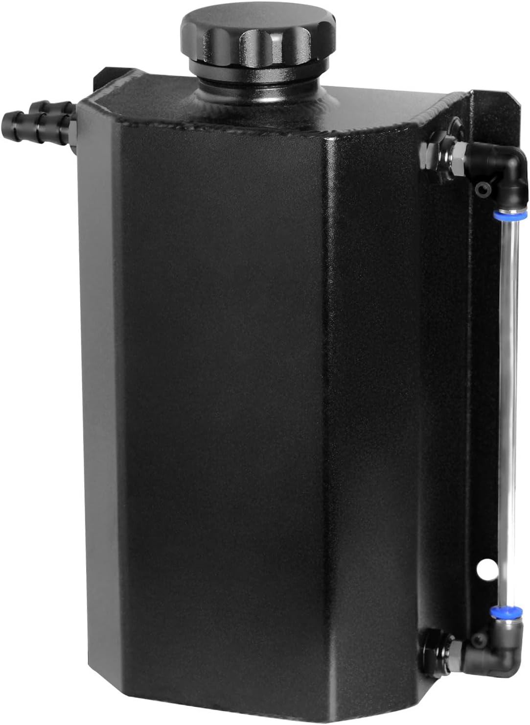 Depósito refrigerante tanque aluminio negro 2L