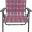 Silla campamento retro plegable acero 300lb rayas vintage 2