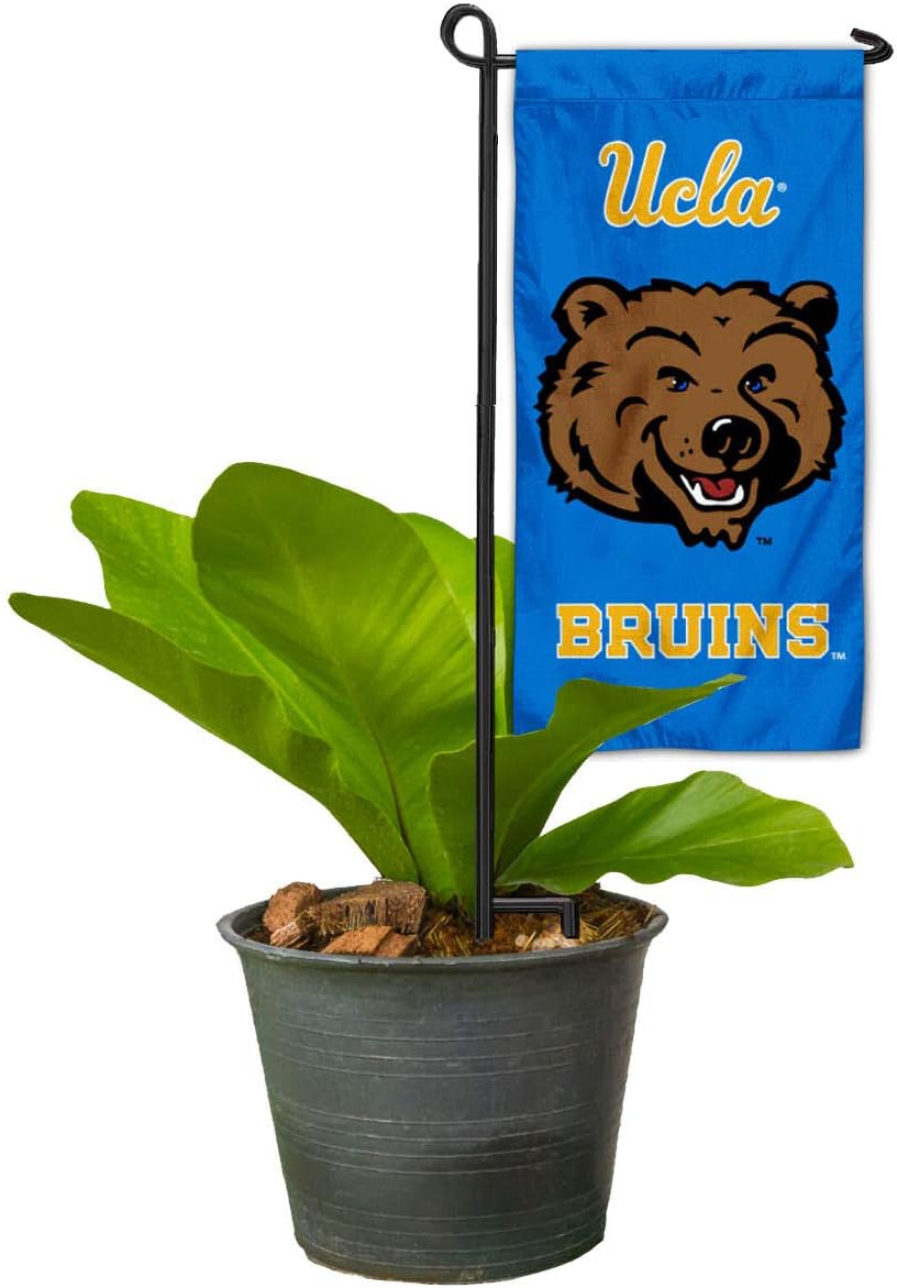 Decoración bandera jardín y maceta