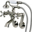 Grifo bañera níquel cepillado 9.13x7.5x6pulg