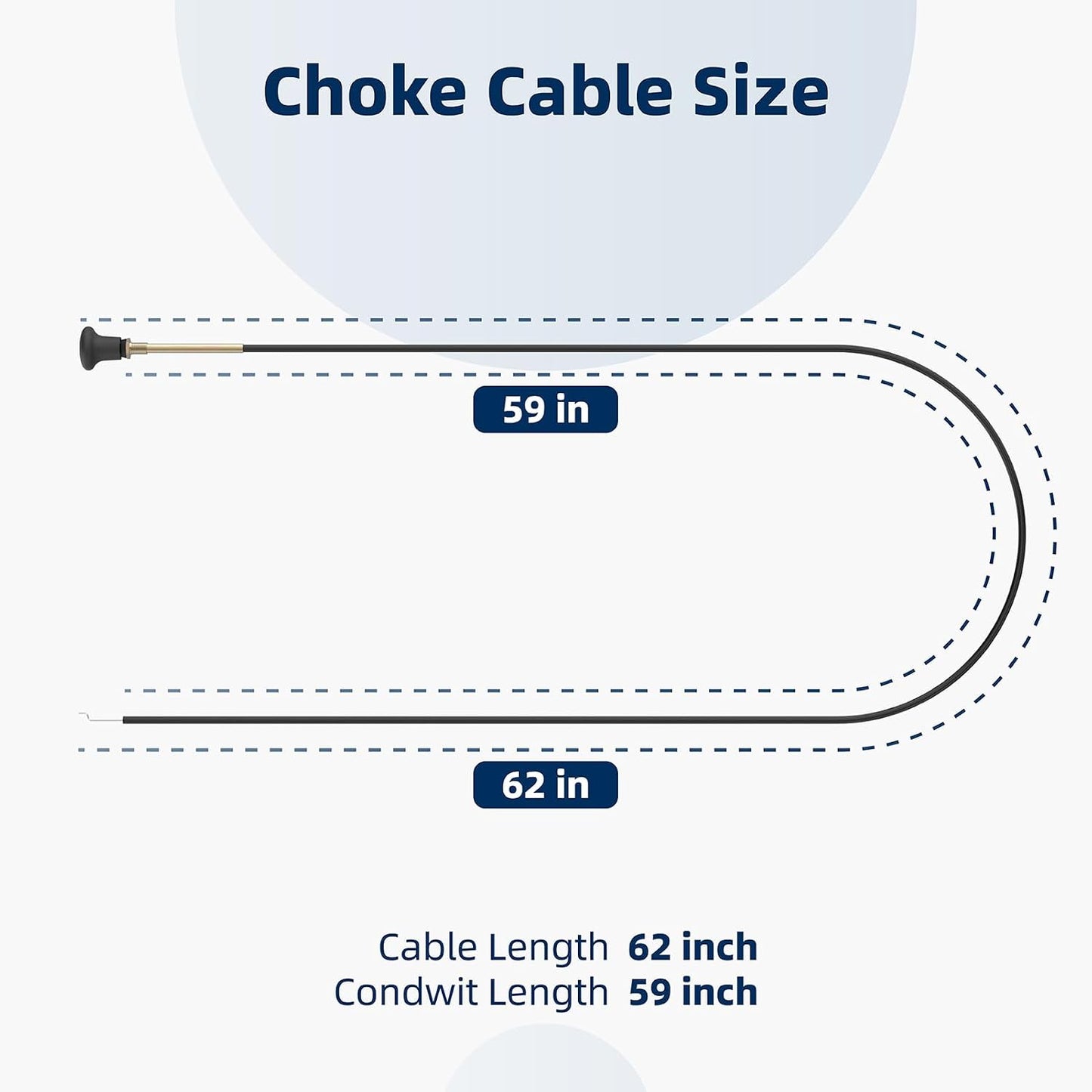 Cable estrangulador para cortacésped Bad Boy CZT MZ