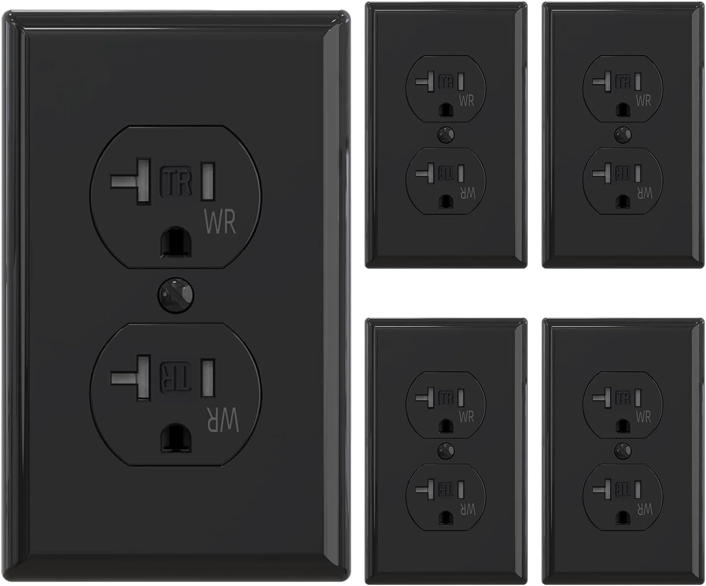 Receptáculo pared 20-125V 2 polos 3 cables autoconectado