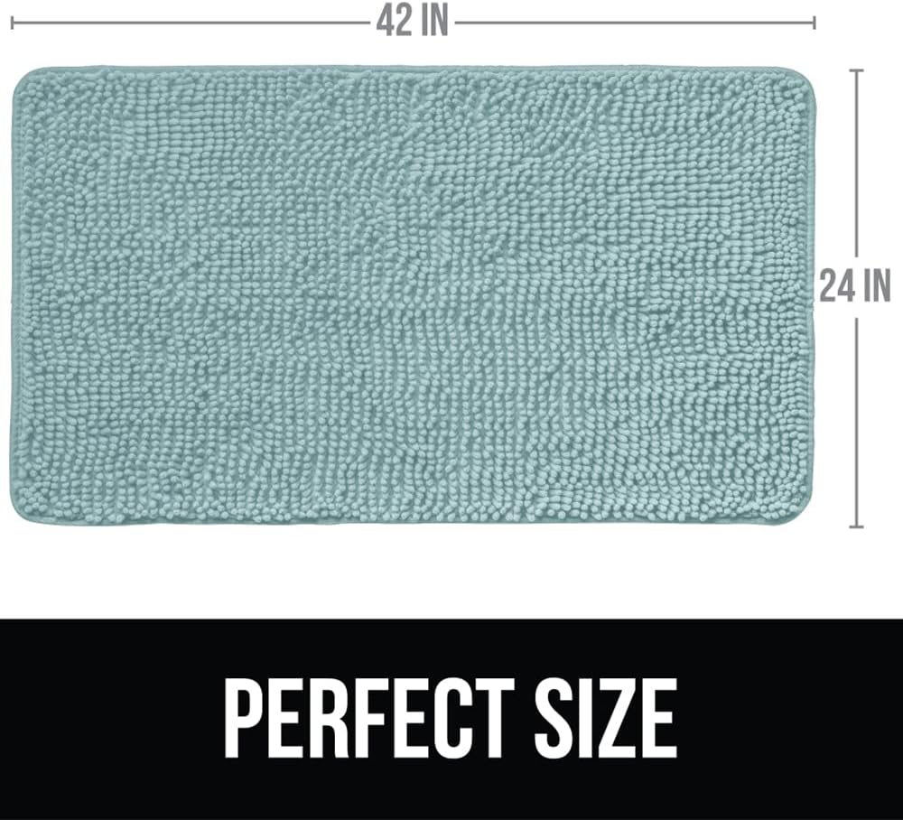 Alfombra baño chenilla suave absorbente secado rápido lavable