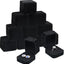 24 Cajas Terriplejo para Anillos Boda 2.13x1.97" Negro