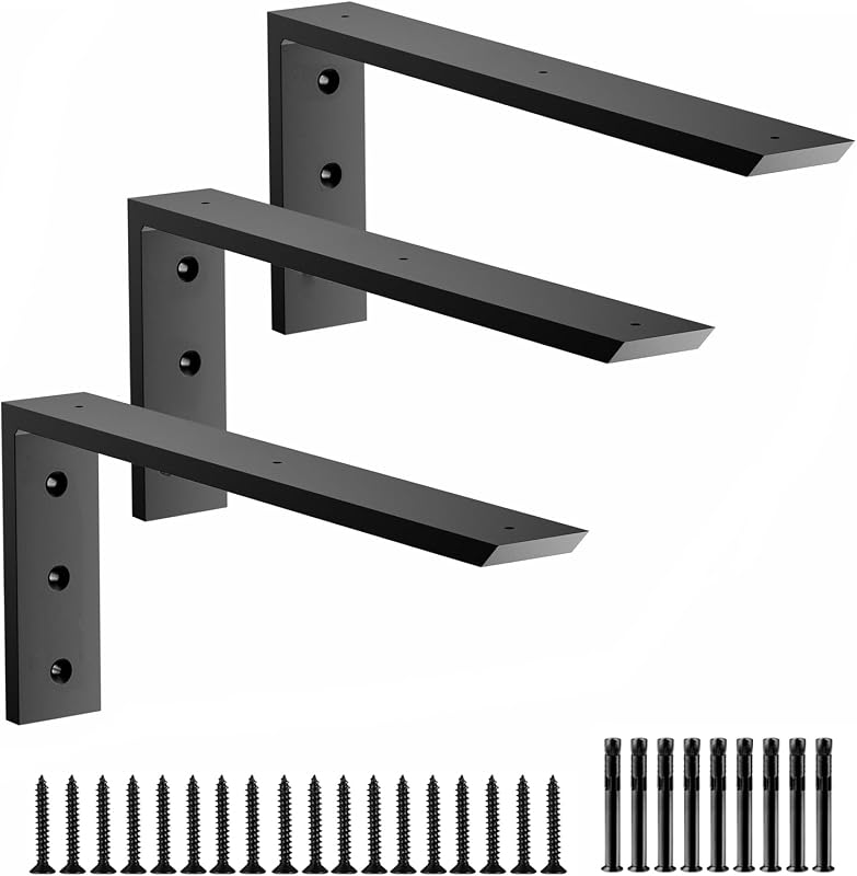 Soportes encimera 16" pack 3 soporte granito metal