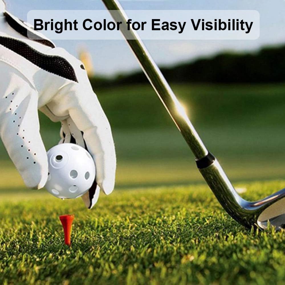 Pelotas golf plástico 5pulg practica simuladores