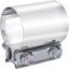 Abrazadera junta solapada escape 3" acero inox