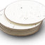Set 6 platos llanos 11pulg porcelana resistente arañazos