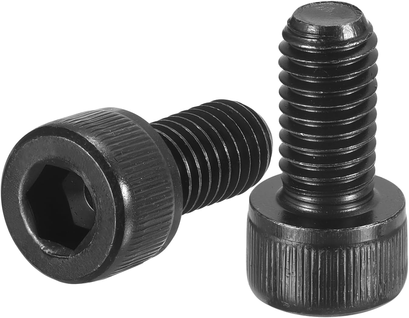 Tornillos hex M8-1.25x16 acero carbono 12.9 negro 50uds