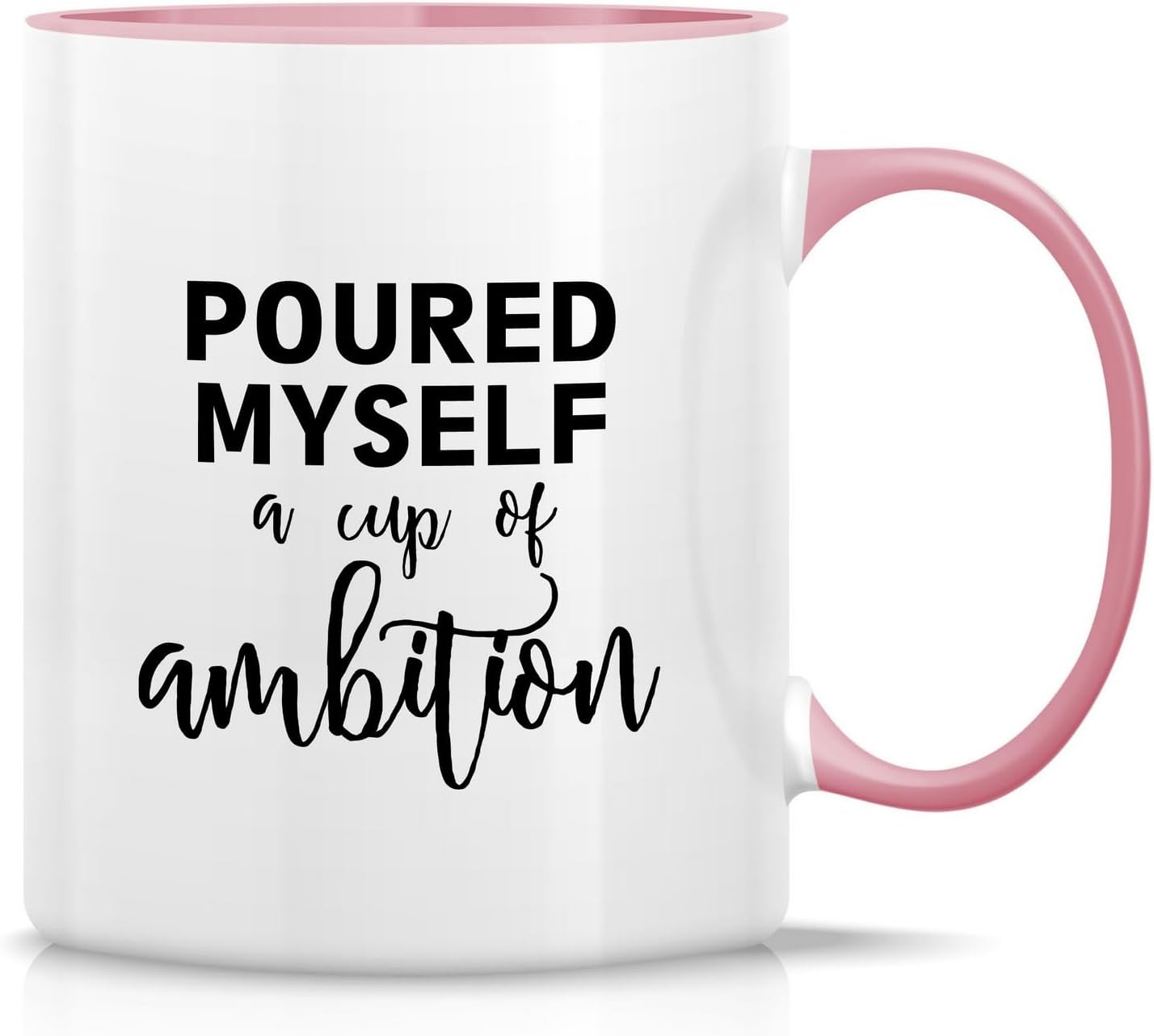Taza cerámica 11oz con texto motivacional para regalo